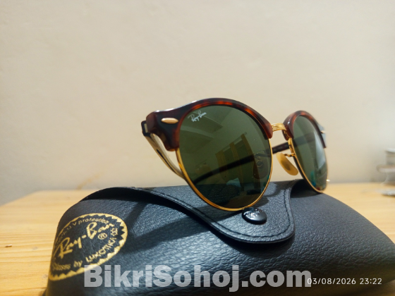 Original Ray-Ban RB4246 Clubround Sunglasses – Made in Italy